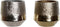 Middenstuk DKD Home Decor Gouden Zilverkleurig Romantiek 19 x 19 x 20 cm (2 Stuks)