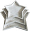 Middenstuk DKD Home Decor Hout Wit (57 x 54 x 3 cm) (3 Onderdelen)