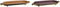 Middenstuk DKD Home Decor Oranje Gouden Stads 35 x 13 x 3 cm (2 Stuks)