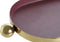 Middenstuk DKD Home Decor Oranje Gouden Stads 35 x 13 x 3 cm (2 Stuks)