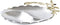 Middenstuk DKD Home Decor Ziverachtig Gouden Aluminium Vogels (43 x 39 x 11 cm)