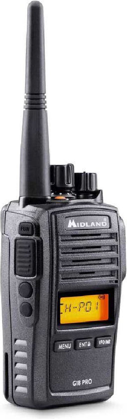 Midland 18 Pro Ip67 99 Walkie-talkie Zwart