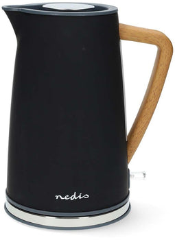 Nedis KAWK510EBK - Elektrische Waterkoker - 1,7L 2200W - Zwart