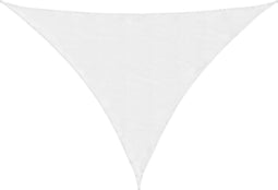 vidaXL - Zonnescherm - driehoekig - 5x7x7 - m - oxford - stof - wit