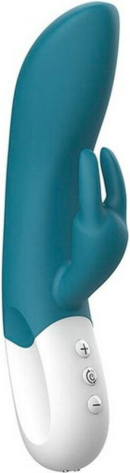 Mighty Rabbit vibrator van Liebe | Oplaadbaar Blauw