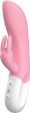 Mighty Rabbit vibrator van Liebe Roze | voor clitoris en G-spot