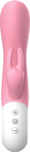 Mighty Rabbit vibrator van Liebe Roze | voor clitoris en G-spot