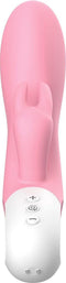 Mighty Rabbit vibrator van Liebe Roze | voor clitoris en G-spot
