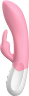 Mighty Rabbit vibrator van Liebe Roze | voor clitoris en G-spot