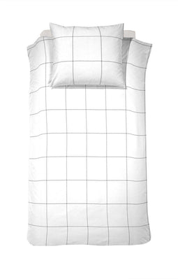 Cinderella - Robyn - Dekbedovertrek - Satijn - 140x200/220 cm - Wit + 1 kussensloop 60x70