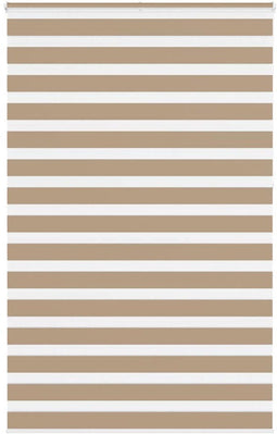 vidaXL - Zebra - Blind - 150x230 - cm - stofbreedte - 145,9 - cm - polyester - zandbruin