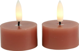 Theelicht dia. 4CM LED Lyon s2 roze