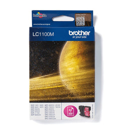 Brother LC-1100M - Inktcartridge - 400 pagina's A4 bij 5% dekking - Magenta