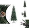 vidaXL Kunstkerstboom - 210 cm - PVC - groen