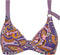 Cyell PRETTY PAISLEY - Bikinitop Halter met Beugel - Niet voorgevormd - Paars