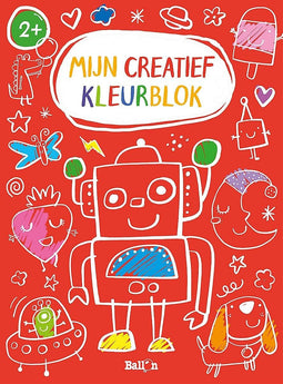 Mijn Creatief Kleurblok - Rood