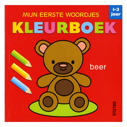 Mijn eerste woordjes kleurboek 1-3 jaar