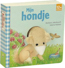 Mijn Hondje - Boekje met Vingerpop van zachte stof