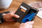 Mobiparts Premium Wallet TPU Case Huawei P8/P9 Lite (2017) Zwart hoesje