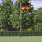 vidaXL - Vlag - met - vlaggenmast - Duitsland - 6,23 - m - aluminium