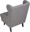 ALTA - Chesterfield fauteuil - Grijs - Polyester