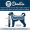 Mikki Doodle De-Matter - Hondenvachtborstel - Blauw Grijs