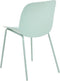 MILACA - Eetkamerstoel set van 2 - Mintgroen - Plastic