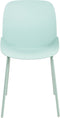 MILACA - Eetkamerstoel set van 2 - Mintgroen - Plastic