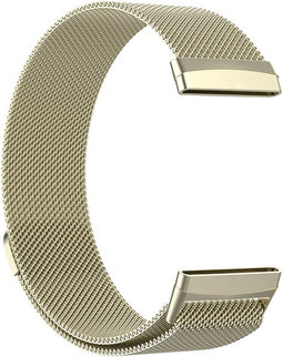 Milanees Bandje Geschikt Voor Fitbit Versa 3 - Champagne