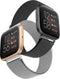 Milanees bandje geschikt voor Fitbit Versa Zwart (Versa 2, Versa Lite)