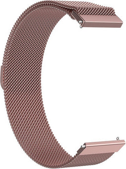 Milanees Bandje Geschikt voor Samsung Galaxy Watch 5 / Pro / 4 / 3 / Active 2 - Rose