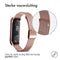 Milanees bandje voor de Xiaomi Mi Band 7 - Roze