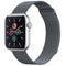 Milanees magnetisch bandje voor de Apple Watch Series 1-9 / SE - 38/40/41 mm - Maat M - Grijs