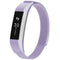Milanees magnetisch bandje voor de Fitbit Alta (HR) - Maat M - Paars