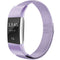 Milanees magnetisch bandje voor de Fitbit Charge 2 - Maat M - Paars