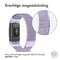 Milanees magnetisch bandje voor de Fitbit Charge 2 - Maat M - Paars