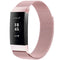 Milanees magnetisch bandje voor de Fitbit Charge 3 / 4 - Maat M - Roze