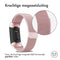 Milanees magnetisch bandje voor de Fitbit Charge 3 / 4 - Maat M - Roze