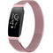 Milanees magnetisch bandje voor de Fitbit Inspire - Maat M - Roze