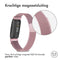 Milanees magnetisch bandje voor de Fitbit Inspire - Maat M - Roze