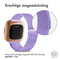 Milanees magnetisch bandje voor de Fitbit Versa 2 / Versa Lite - Paars