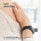 Milanees magnetisch bandje voor de Samsung Gear Fit 2 / 2 Pro - Zwart