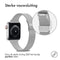 Milanees vouwbandje voor de Apple Watch Series 1-9 / SE - 38/40/41mm - Zilver