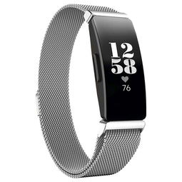 Milanees Watch bandje voor de Fitbit Inspire - Zilver