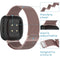 Milanees Watch bandje voor de Fitbit Versa 4 / 3 / Sense (2) - Roze