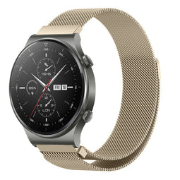 Milanees Watch bandje voor de Huawei Watch GT 2 / Pro / 2e Sport 46 mm - Goud