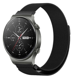 Milanees Watch bandje voor de Huawei Watch GT 2 / Pro / 2e Sport 46 mm - Zwart