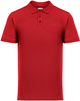Milanoro - Elegante polo voor heren - Rood - XL