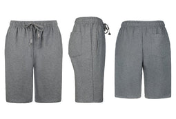 Milanoro joggingbroek - Kort - Regular Fit - Maat XL - Donker grijs