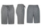 Milanoro joggingbroek - Kort - Regular Fit - Maat XL - Donker grijs